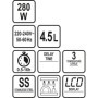 Pomalý hrnec 280W 4,5L s časovačem