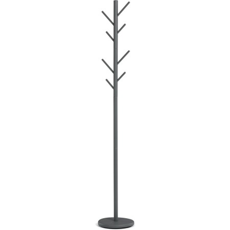 Věšák, kov, šedá, 80001-44 GREY