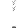 Věšák, kov, šedá, 80001-44 GREY