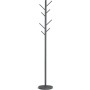 Věšák, kov, šedá, 80001-44 GREY