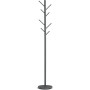 Věšák, kov, šedá, 80001-44 GREY