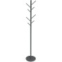 Věšák, kov, šedá, 80001-44 GREY