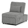 Rozkládací křeslo, šedá, látka, ASB-C3210 GREY2