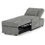 Rozkládací křeslo, šedá, látka, ASB-C3210 GREY2