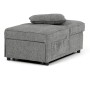 Rozkládací křeslo, šedá, látka, ASB-C3210 GREY2