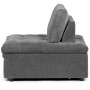 Rozkládací křeslo, šedá, látka, ASB-C3410 GREY2