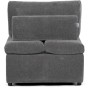 Rozkládací křeslo, šedá, látka, ASB-C3410 GREY2