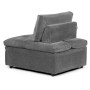 Rozkládací křeslo, šedá, látka, ASB-C3410 GREY2