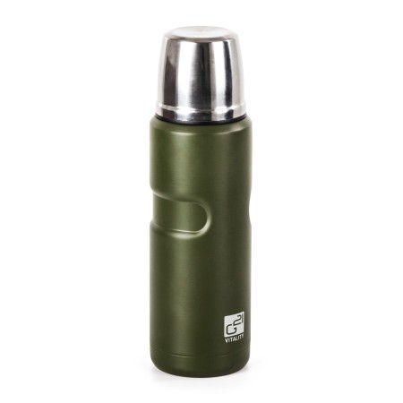 Termoska G21 na pití, 500 ml, khaki zelená