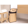 Koš na prádlo G21 72 l, bambusový s hnědým košem