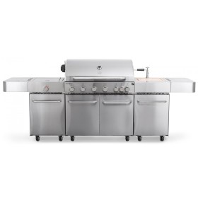 Plynový gril G21 Nevada BBQ kuchyně Premium Line, 8 hořáků + zdarma redukční ventil