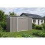 Zahradní domek G21 GRAH 483 - 340 x 142 cm, metalický šedý