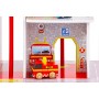 Aga4Kids Hrací dřevěný set Požární stanice
