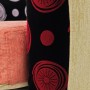 Křeslo, látka patchwork, masiv přírodní kaučukovník