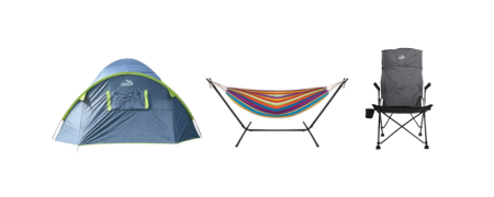Camping a outdoor